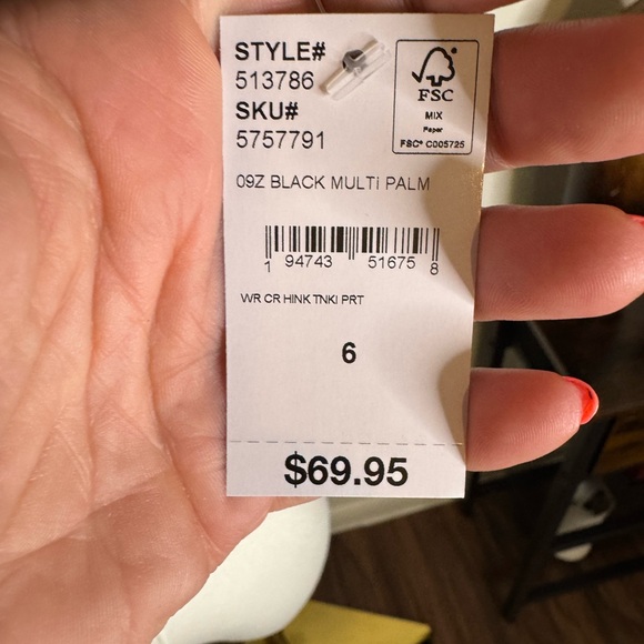 Lands' End Tankini NWT size 6 - Picture 5 of 7